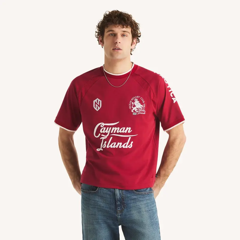 Nautica Mens Soccer Crewneck Performance T-Shirt 1