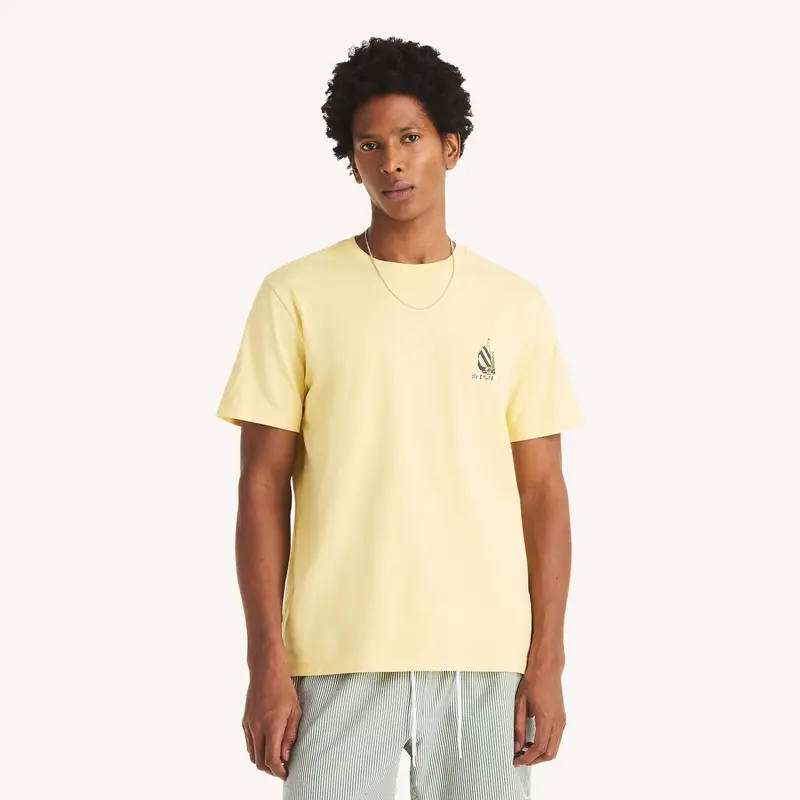 Nautica Mens Spinnaker Crewneck T-Shirt 1