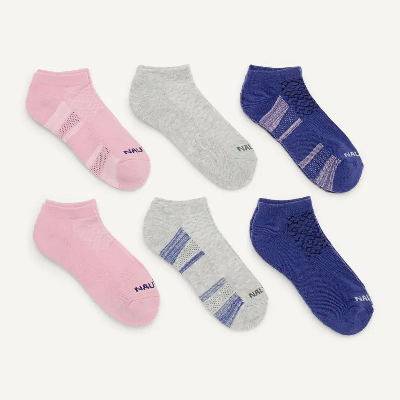 Nautica Womens Athletic Low Cut Socks, 6-Pack 1
