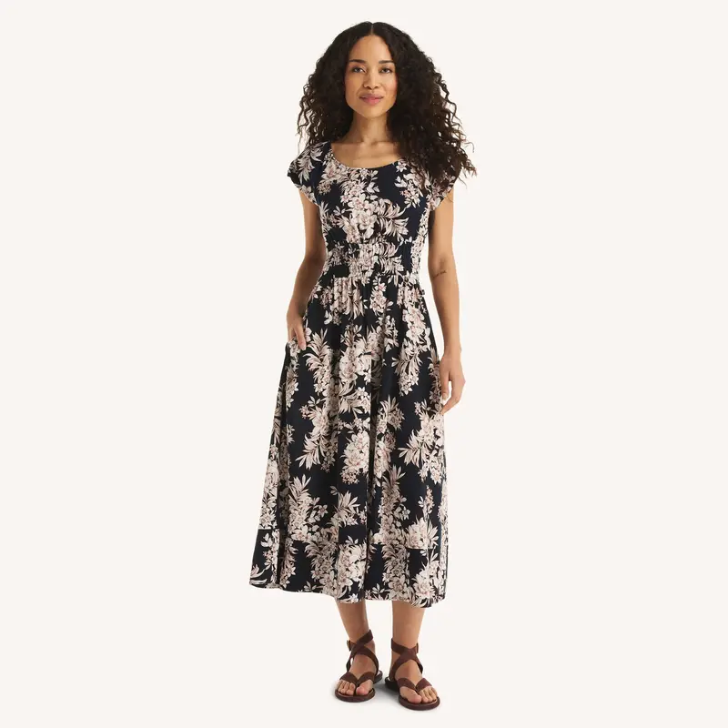 Nautica Womens Printed Dress 1