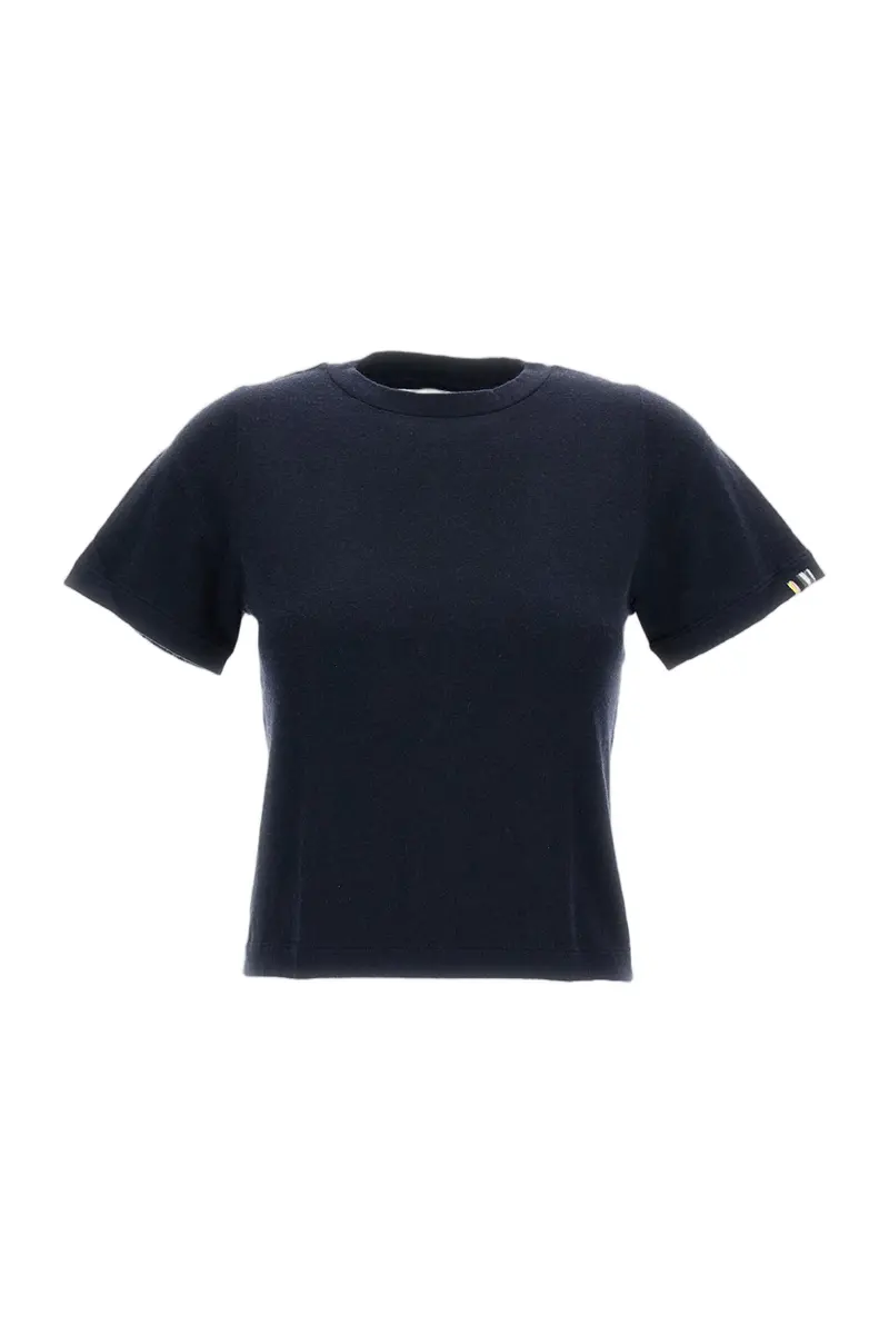 Navy Blue N.267 Tina Cropped T-Shirt 1