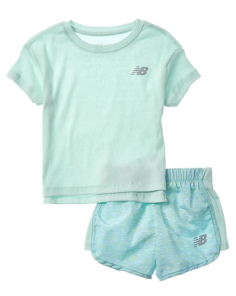 New Balance 2Pc T-Shirt & Woven Short Set 1