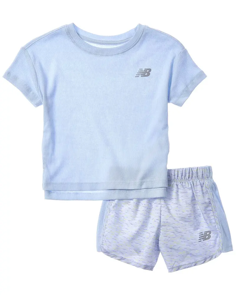 New Balance 2Pc T-Shirt & Woven Short Set 1