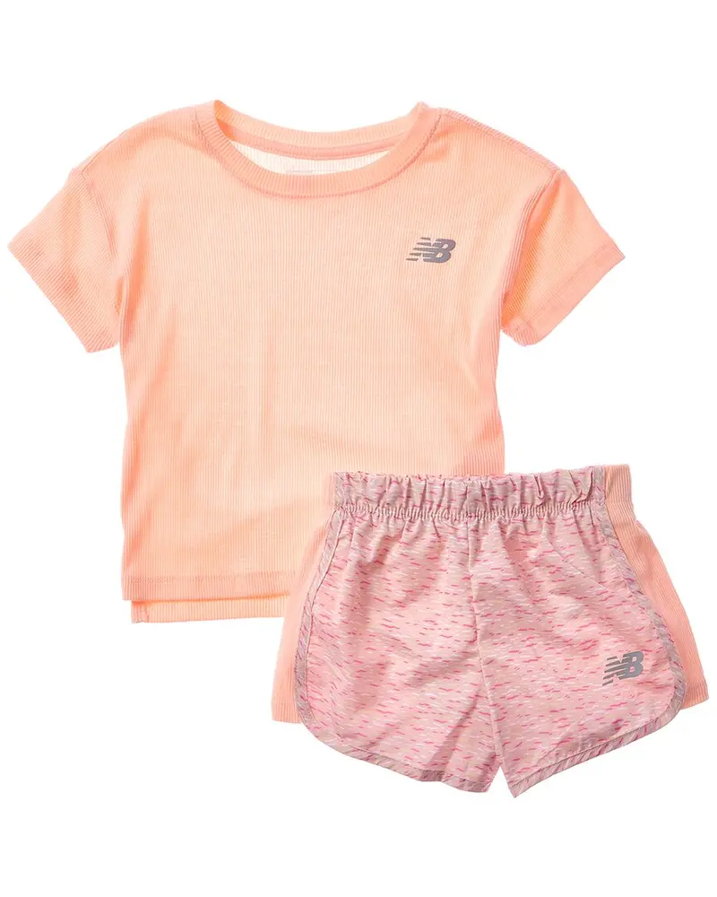 New Balance 2Pc T-Shirt & Woven Short Set 1
