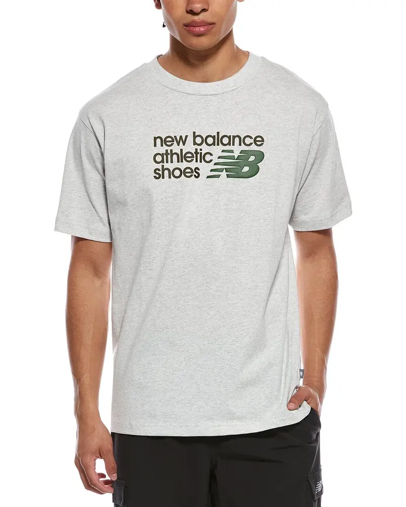 New Balance Athletics Premium Relaxed Chest Logo T-Shirt 1