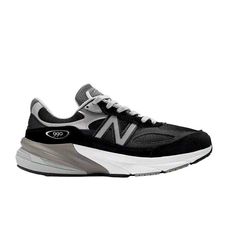 New Balance Made In Usa 990 V6 Black / White  M990bk6 Men's 1