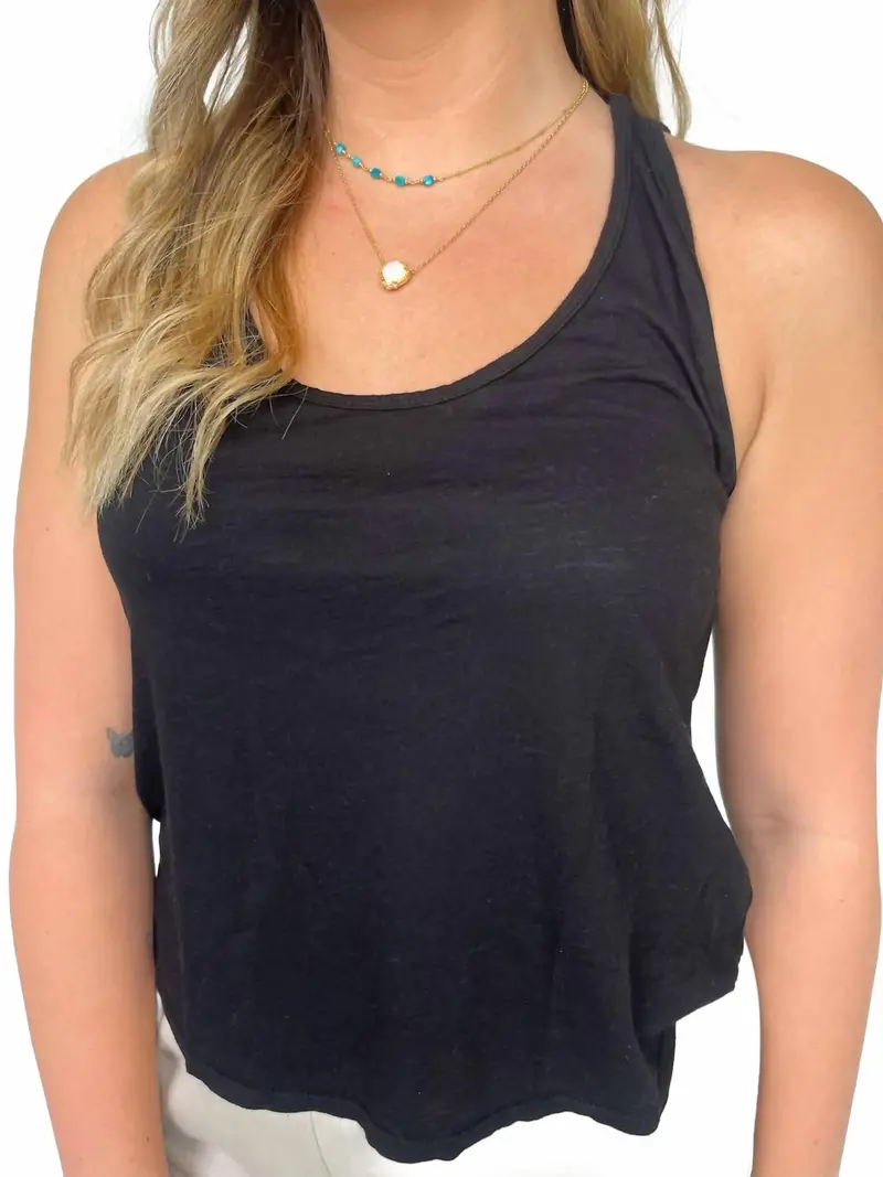 New Boyfriend Tank In Black 1