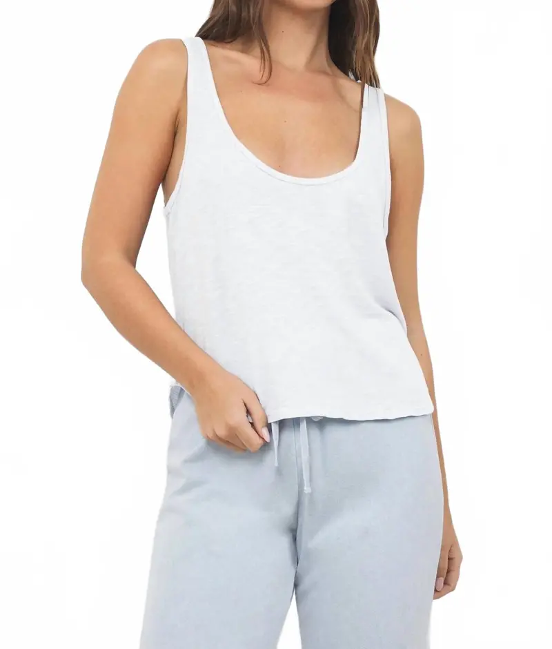 New Boyfriend Tank In White 1