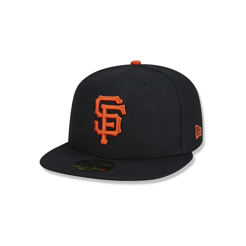 New Era 59Fifty San Francisco Giants Basic Baseball Cap - Black/Orange - 7 1