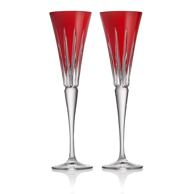 New Year Flutes Firework, Set Of 2, Red 1