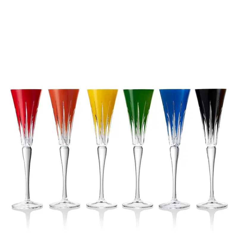 New Year Flutes Firework, Set Of 6 Mixed 1