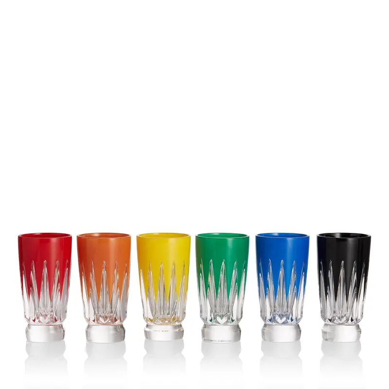 New Year Shot Glasses Firework, Set Of 6 Mixed 1