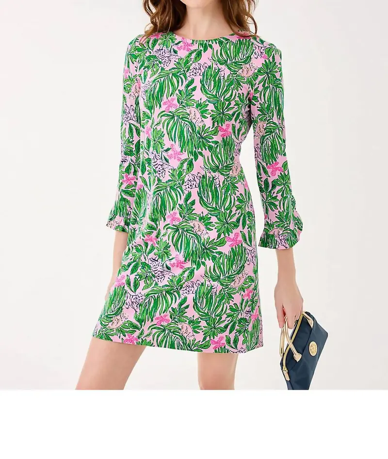 Nichole Dress In Conch Shell Pink Roaring With Joy 1
