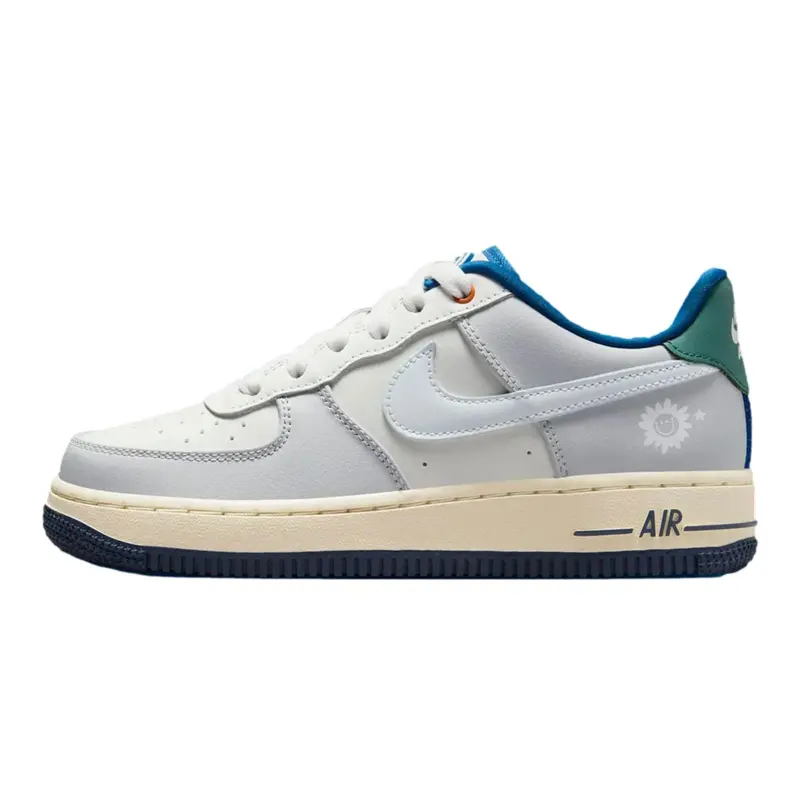 Nike Air Force 1 Lv8 Sail / White - Coconut Milk  Hm3721-111 Grade-School 1