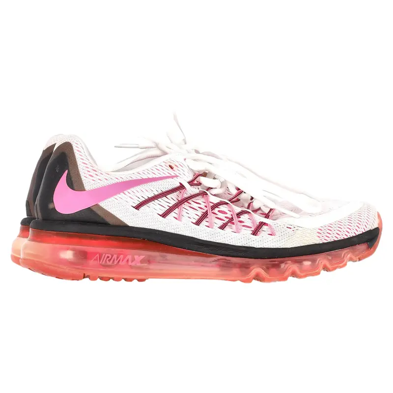 Nike Air Max 2015 Lace-Up Runner Shoes In Multicolor Polyester 1