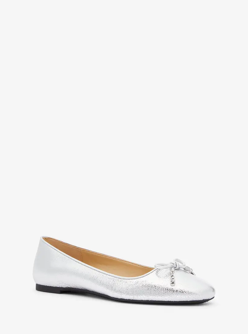 Nori Flex Metallic Leather Ballet Flat 1