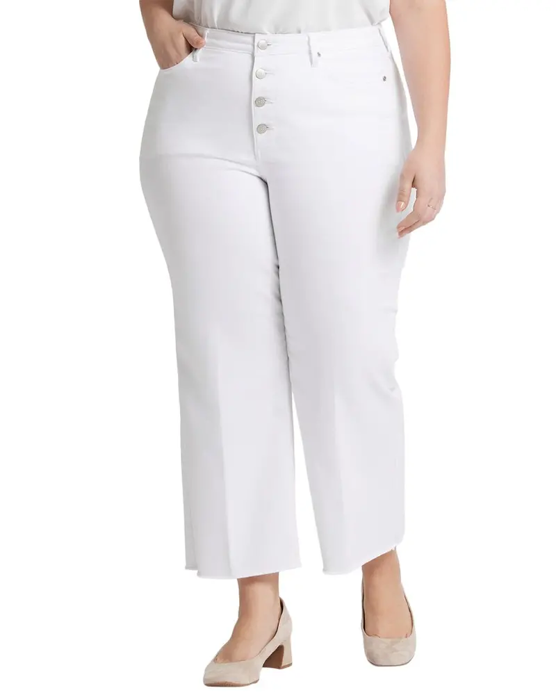 Nydj Plus Teresa Optic White Ankle Crop Jean 1