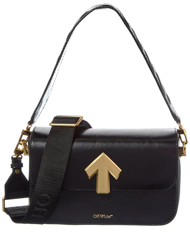 Off-White Binder Medium Leather Clutch 1