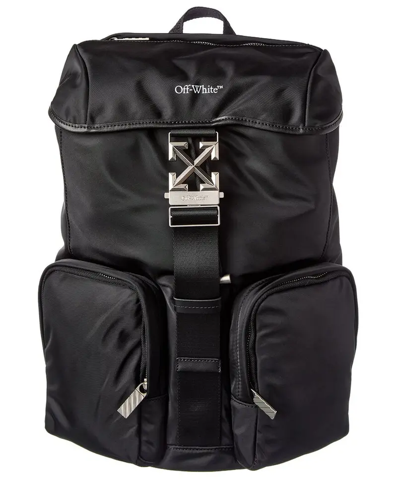Off-White Drawstring Backpack 1