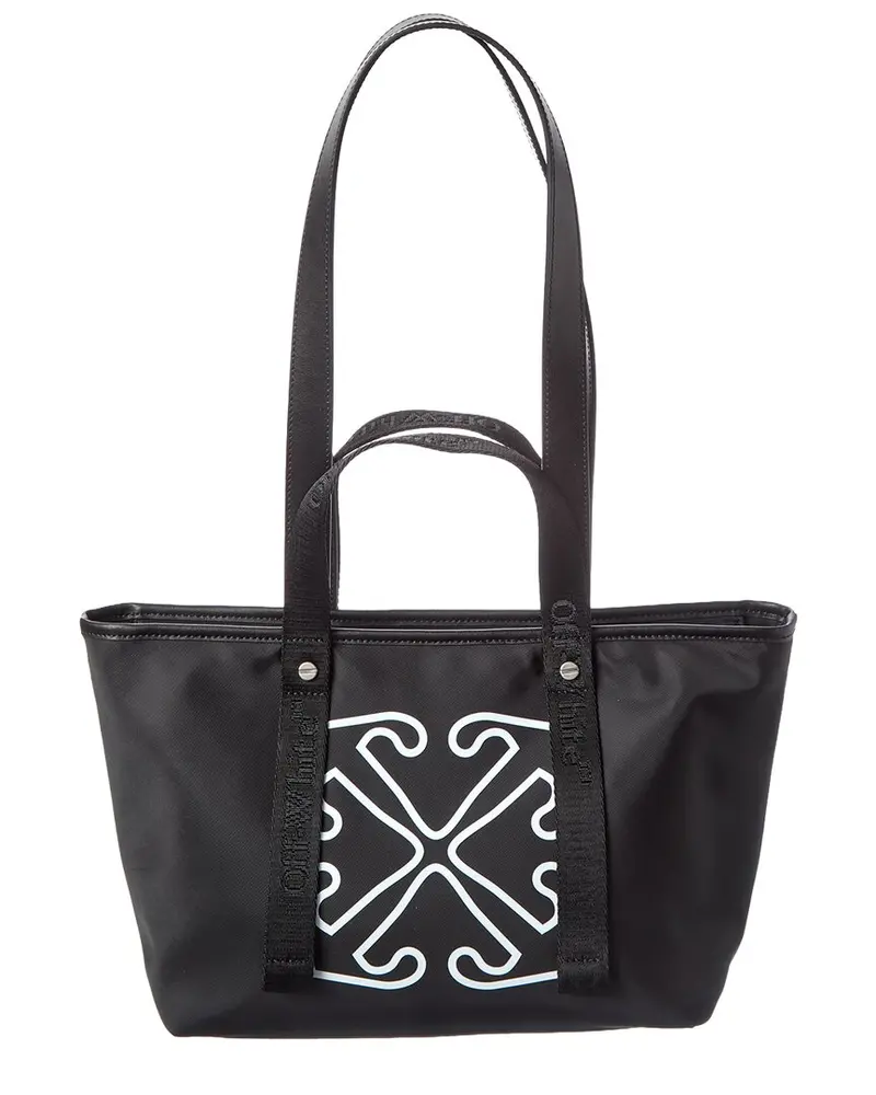 Off-White East West Small Leather-Trim Tote 1
