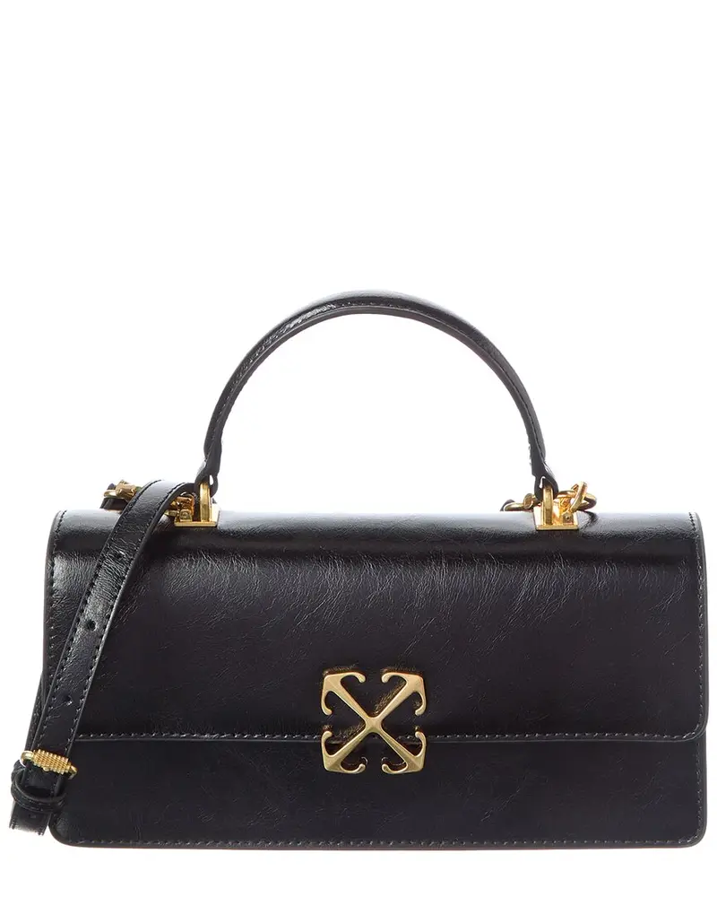 Off-White Jitney East West Leather Shoulder Bag 1