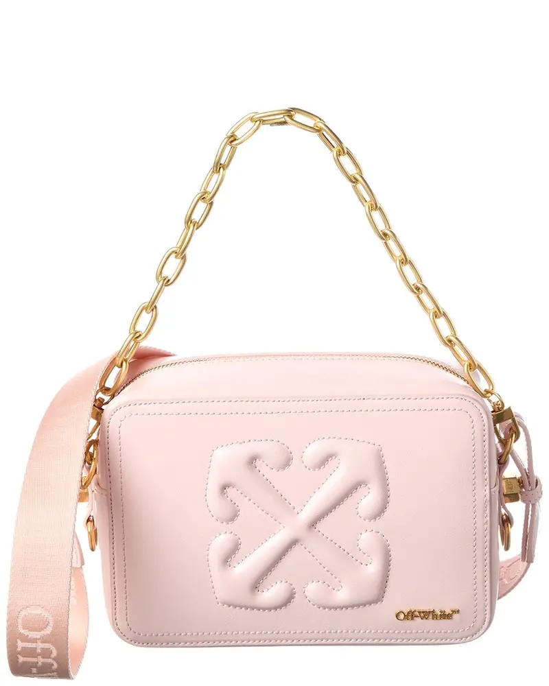 Off-White Medium Leather Camera Bag 1