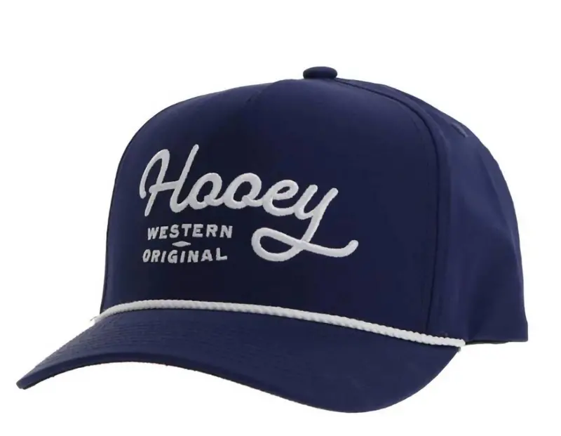Og Five Panel Rope Snapback Cap In Blue 1