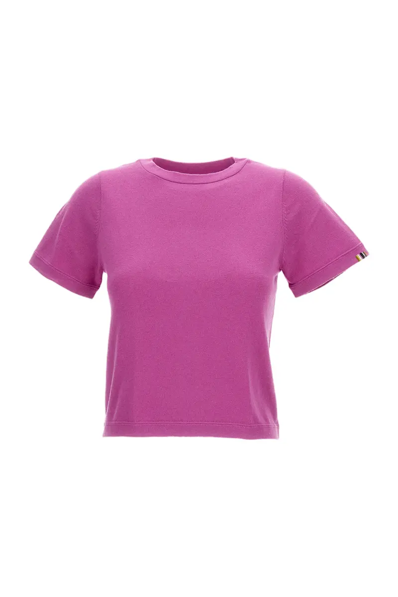 Oleander Pink N.267 Tina Cropped T-Shirt 1