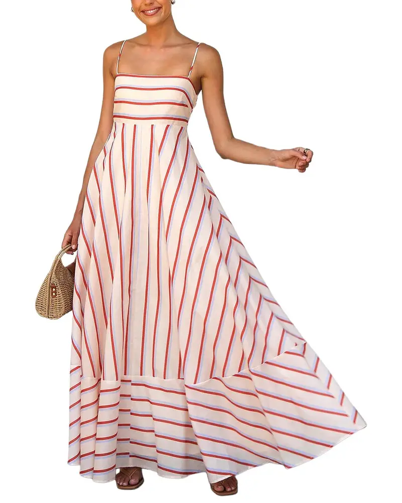 Oloey Printed Maxi Dress 1