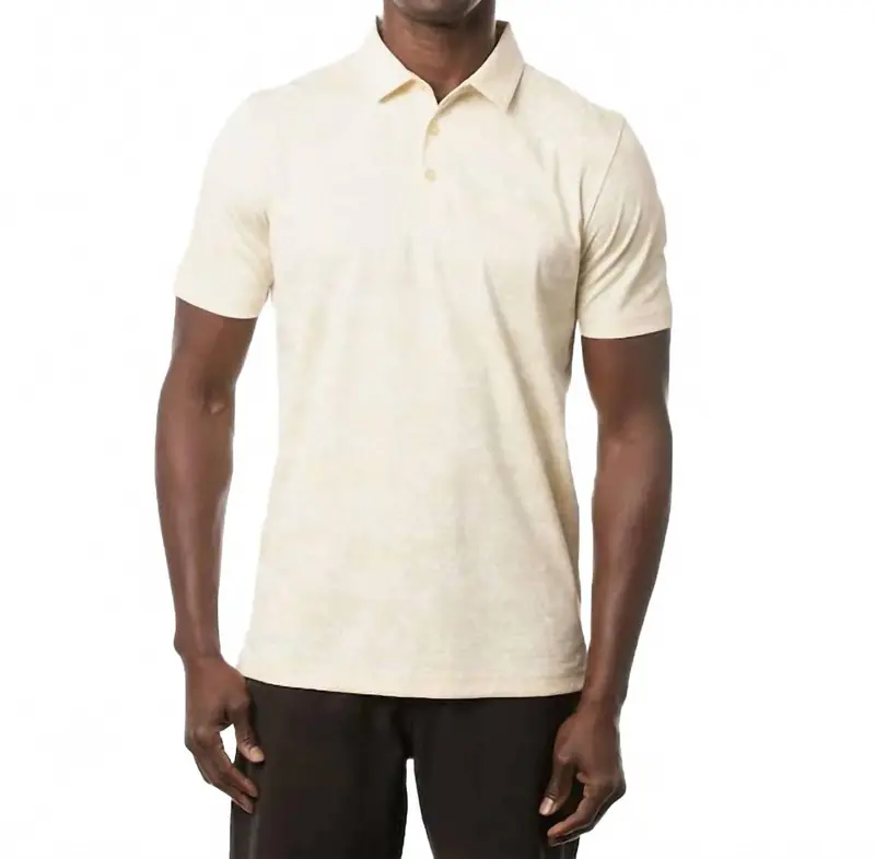 On Propoise Polo Shirt In Heather Pale Sunset 1
