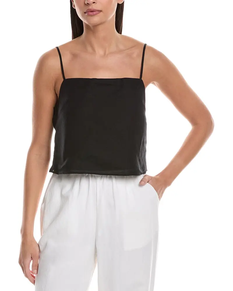Onia Air Linen-Blend Square Neck Tank 1