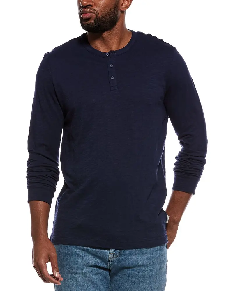 Onia Slub Henley Shirt 1
