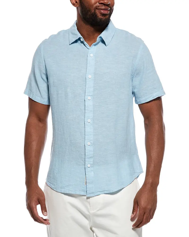 Onia Standard Linen-Blend Shirt 1