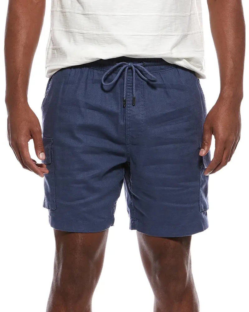 Onia Stretch Linen-Blend Cargo Short 1