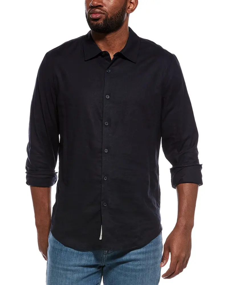 Onia Stretch Linen-Blend Shirt 1
