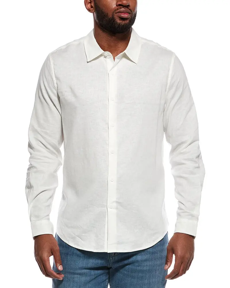 Onia Stretch Linen-Blend Shirt 1