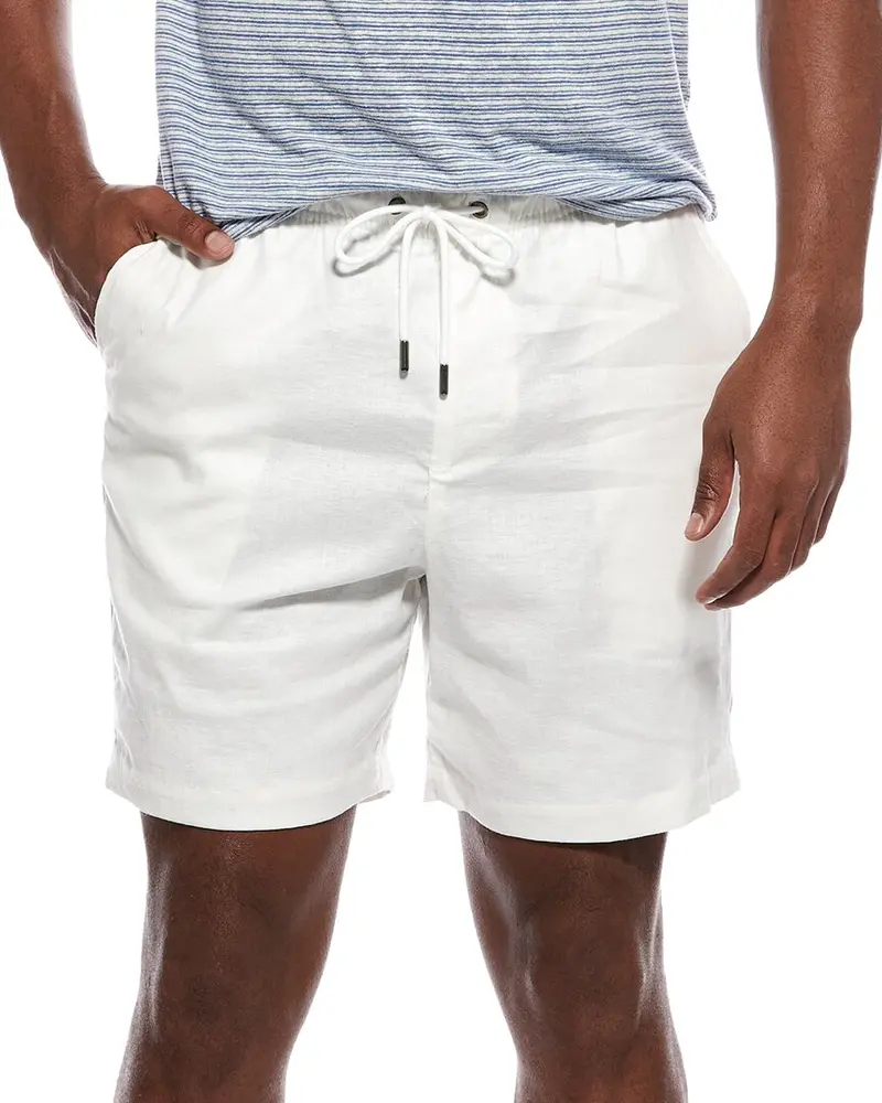 Onia Stretch Linen-Blend Short 1