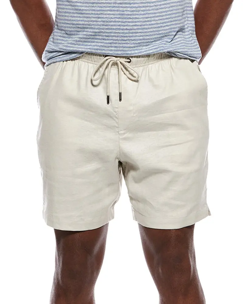 Onia Stretch Linen-Blend Short 1