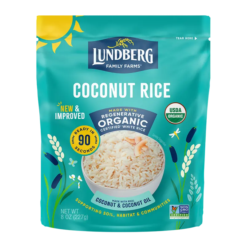 Organic 90-Second Coconut Rice 1