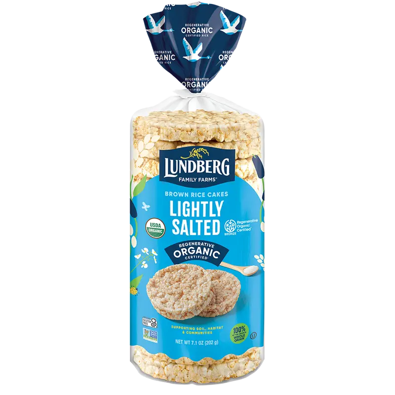 Organic Brown Rice Cakes - Lightly Salted 1