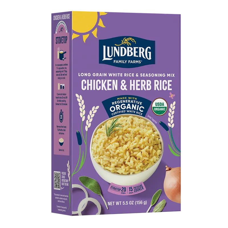 Organic Chicken & Herb Rice 1