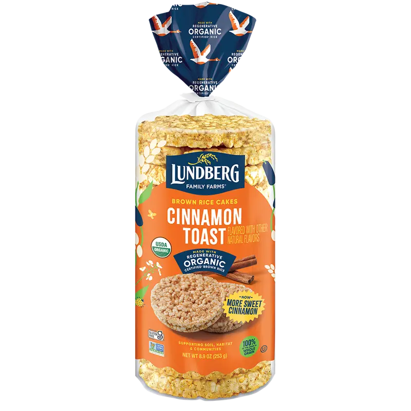 Organic Cinnamon Toast Rice Cakes 1