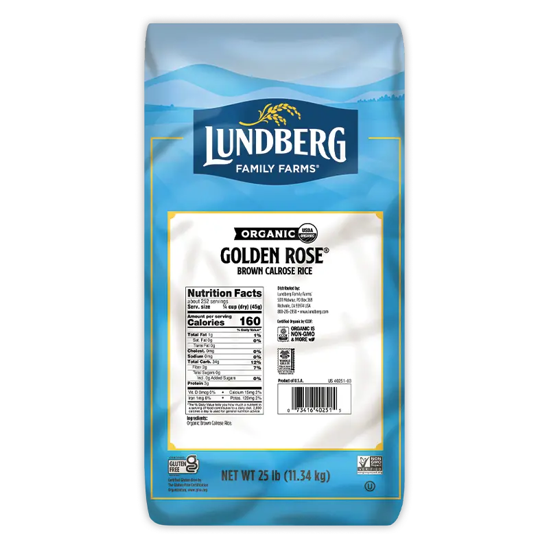 Organic Golden Rose Calrose Rice 1