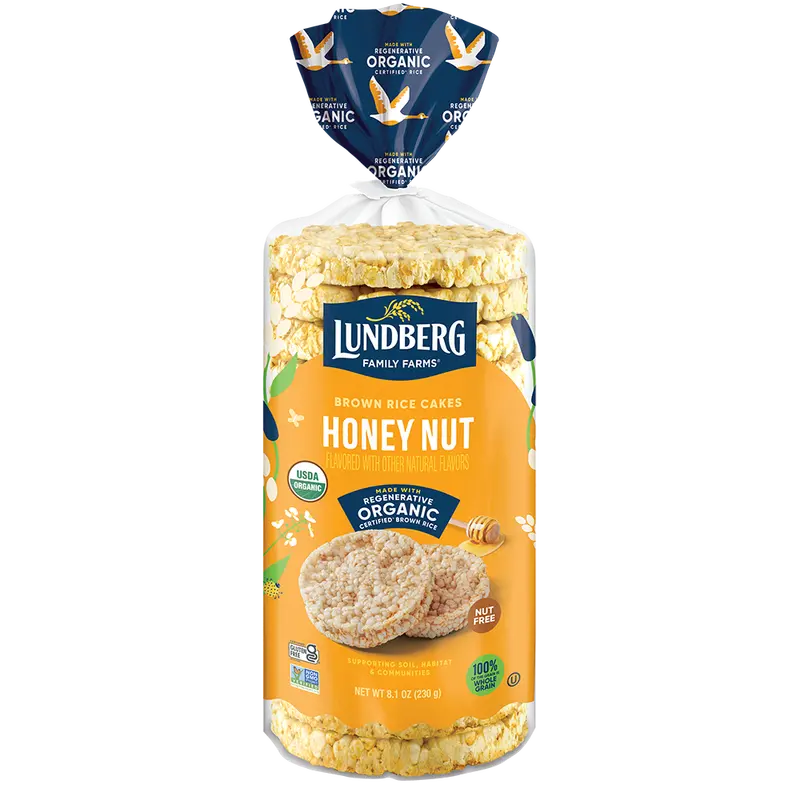 Organic Honey Nut Rice Cakes 1