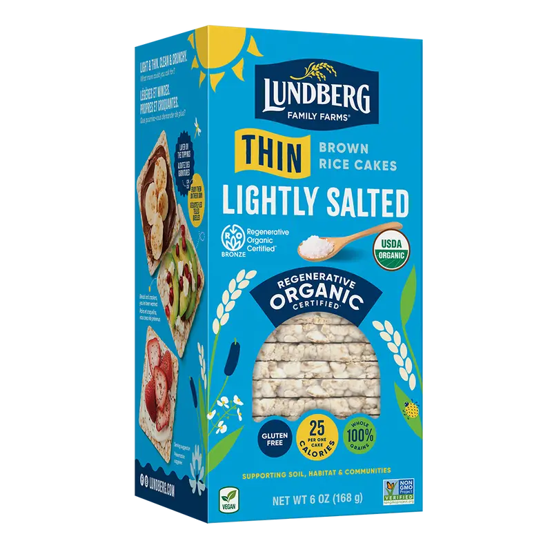 Organic Lightly Salted Thin Rice Cakes 1
