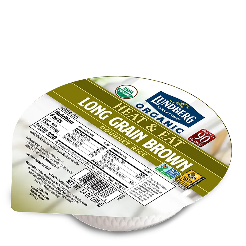 Organic Long Grain Brown Rice Bowl 1