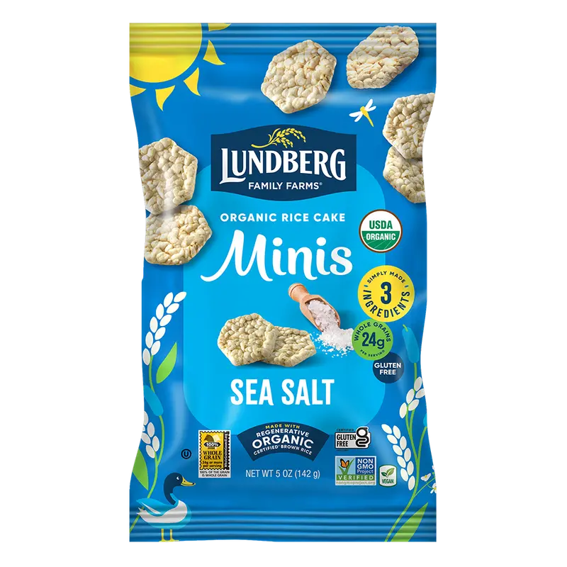 Organic Sea Salt Rice Cake Minis 1