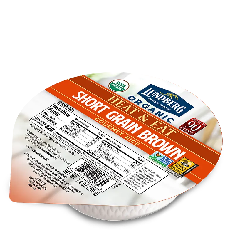 Organic Short Grain Brown Rice Bowl 1
