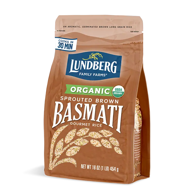 Organic Sprouted Brown Basmati Rice 1