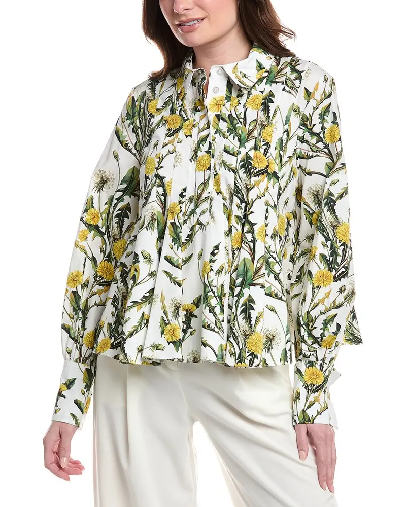 Oscar De La Renta Dandelions Poplin Shirt 1
